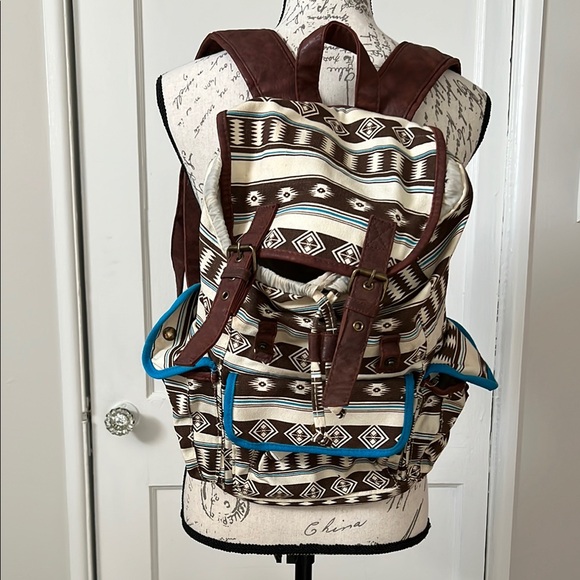 Mossimo Supply Co. | Bags | Womens Aztec Print Backpack | Poshmark
